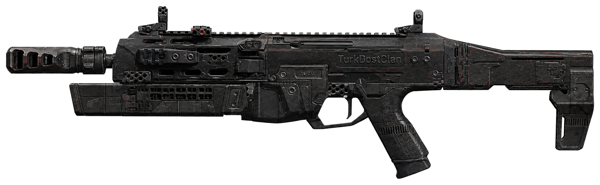 Dravec 45 — kabartmalı TurkDostClan temsili tasarım