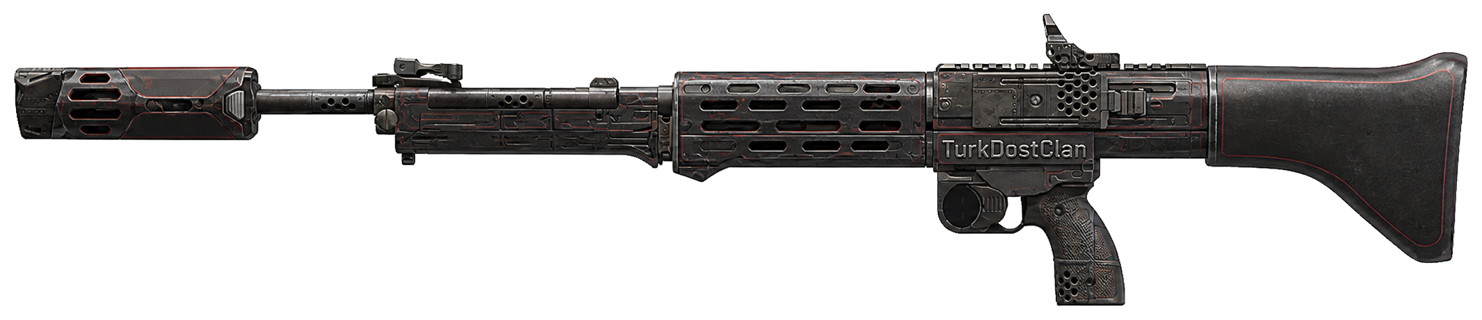 FG42 — kabartmalı TurkDostClan temsili tasarım