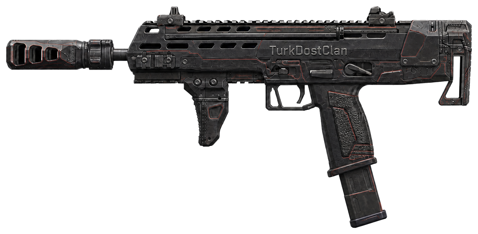 VST — kabartmalı TurkDostClan temsili tasarım