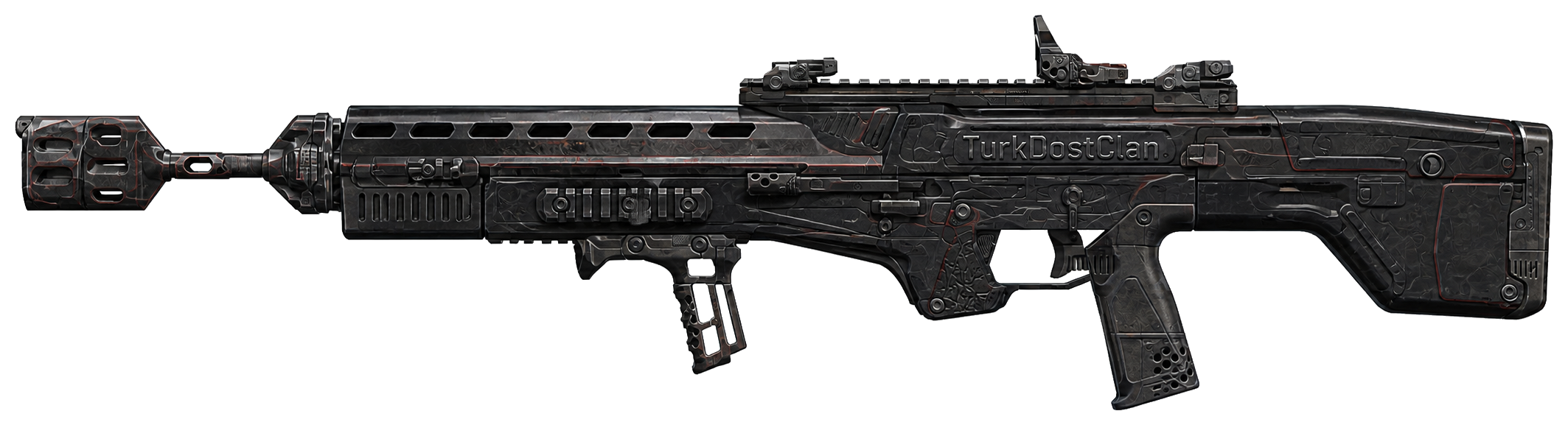 X9 Maverick — kabartmalı TurkDostClan temsili tasarım