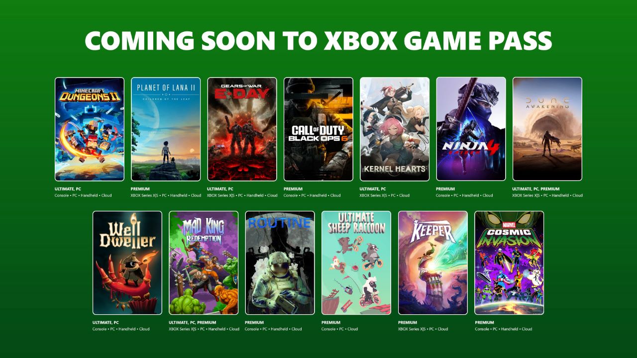 XBOX Game Pass Eylül 2026 Oyunlarının 2. Grubu Açıklandı