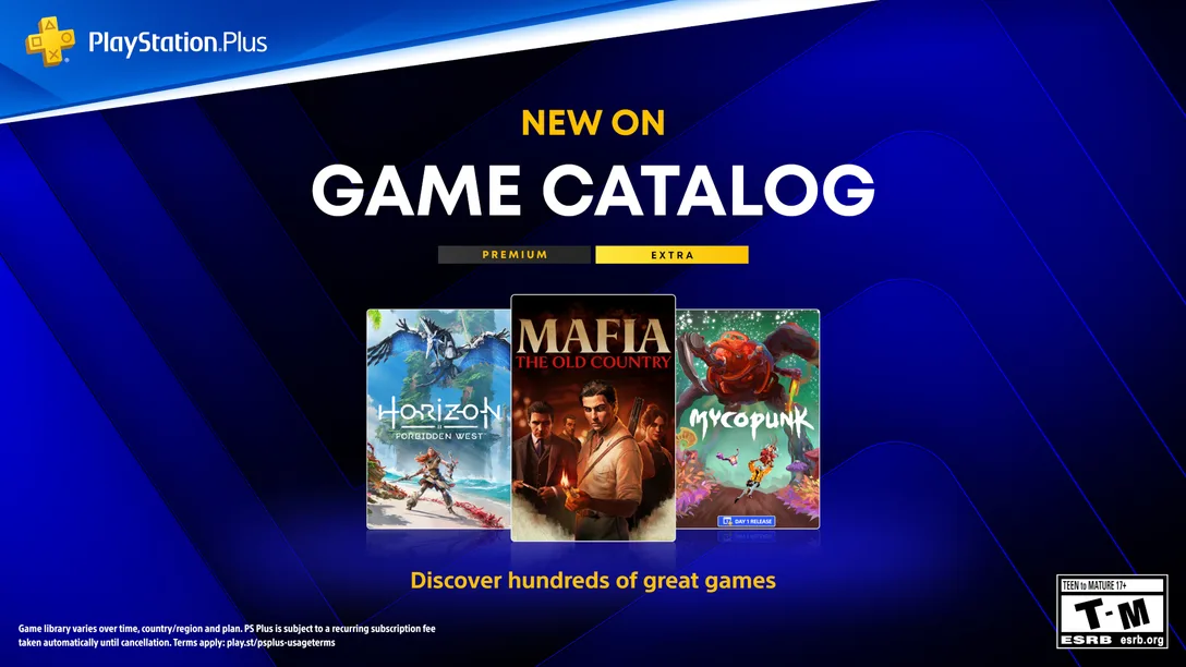 Ekim ayı PlayStation Plus Oyun Kataloğu: Mafia: The Old Country, Horizon Forbidden West, Mycopunk ve daha fazlası.